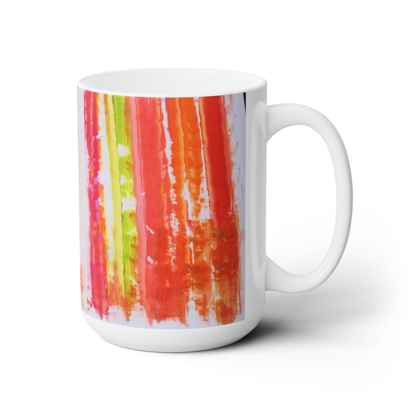 Artsy Abstract Ceramic Mug 15oz