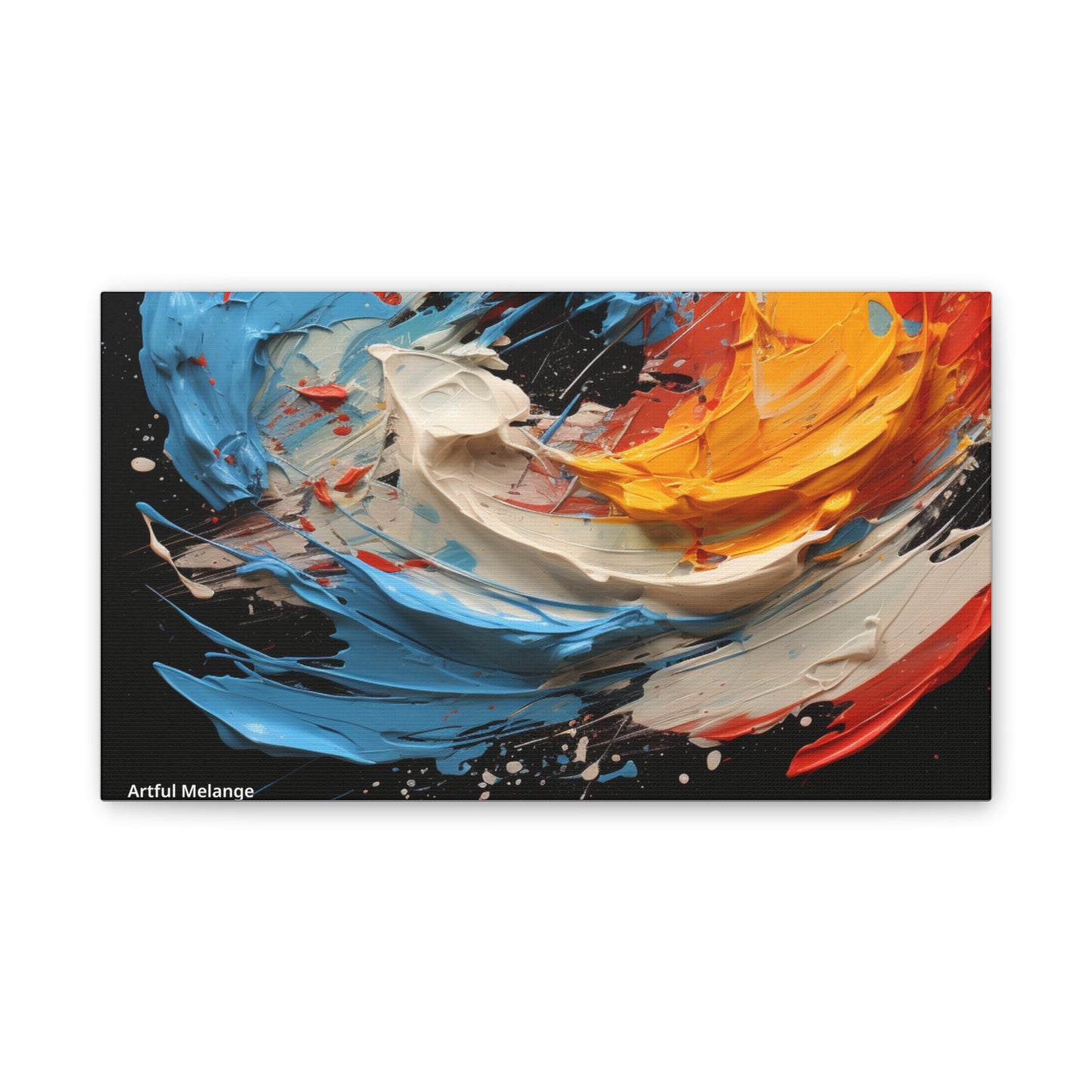 Acrylic Abstract  Canvas Print - Richly Textured Artistry