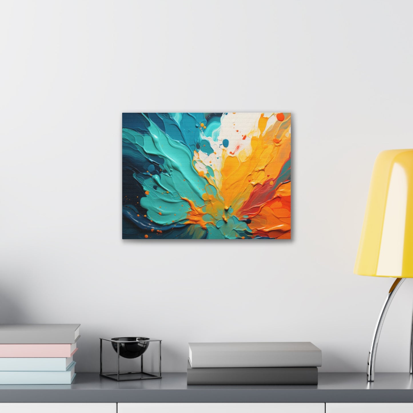 Primary Elegance: A Symphony of Sophistication Canvas Print