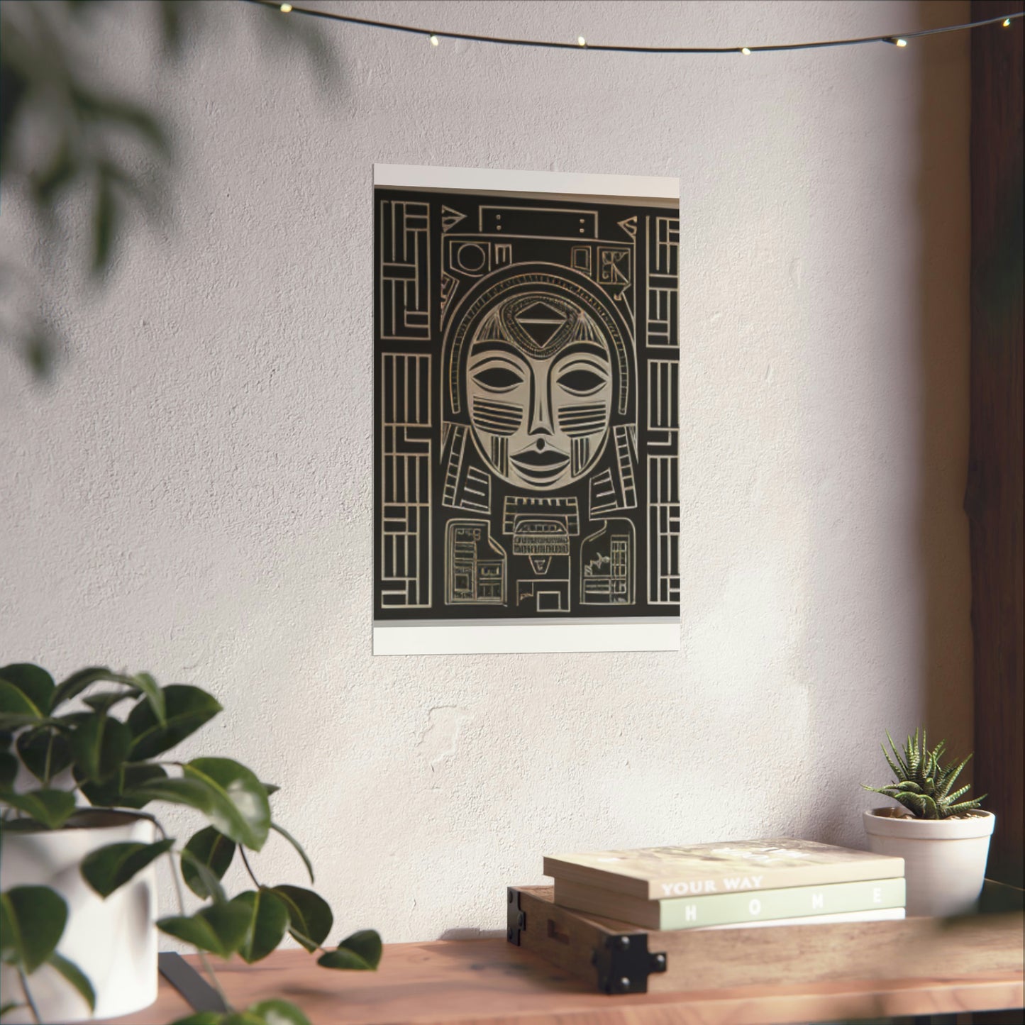 African Essence Matte Vertical Canvas Poster