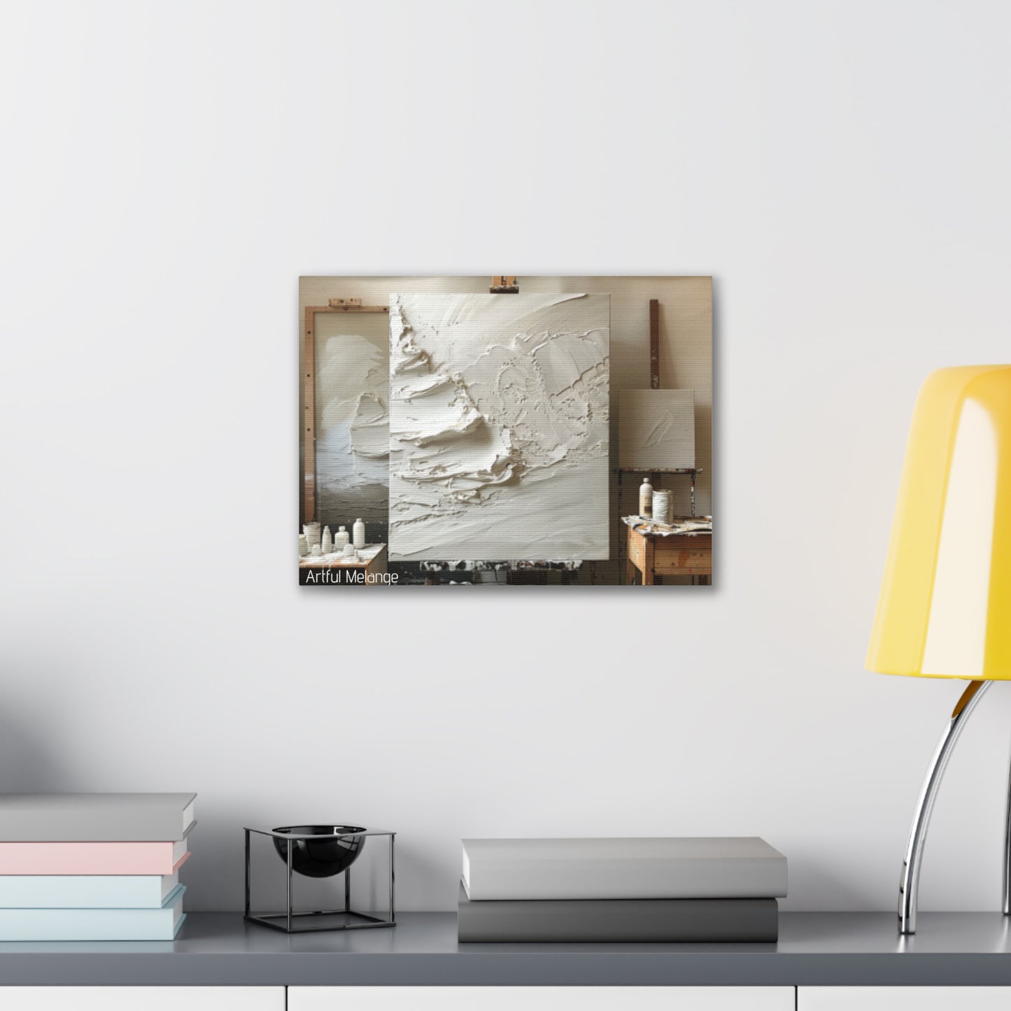 Primary Elegance: A Symphony of Sophistication Canvas Print