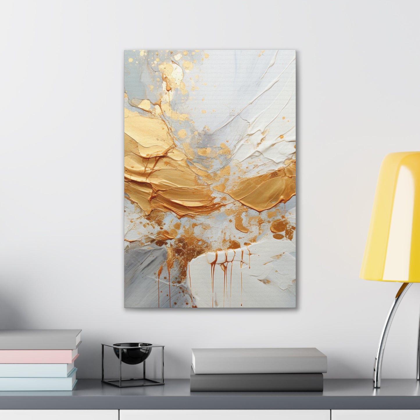 Acrylic Abstract Canvas Print - Richly Textured Artistry