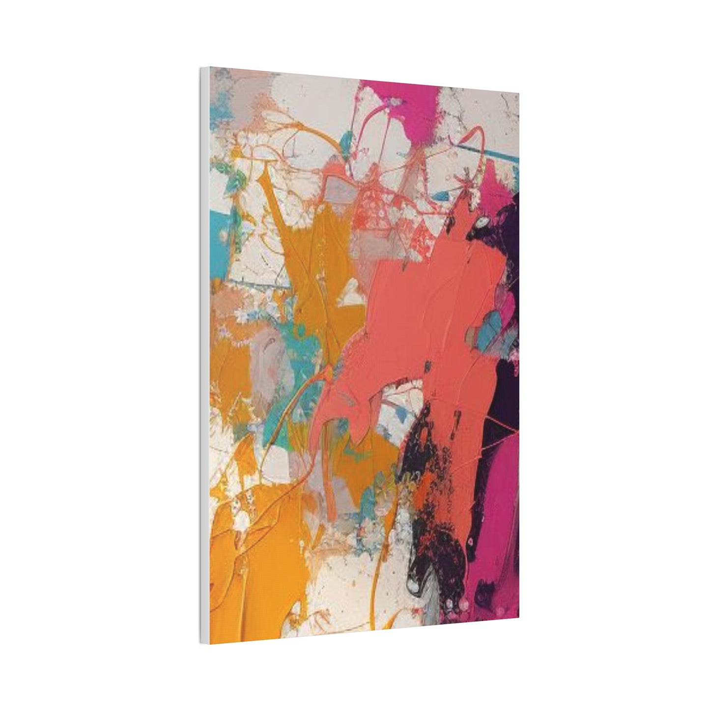 Primary Elegance: A Symphony of Sophistication Canvas Print