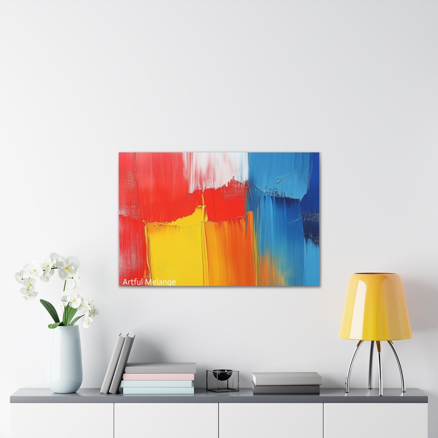 Acrylic Abstract Canvas Print - Richly Textured Artistry