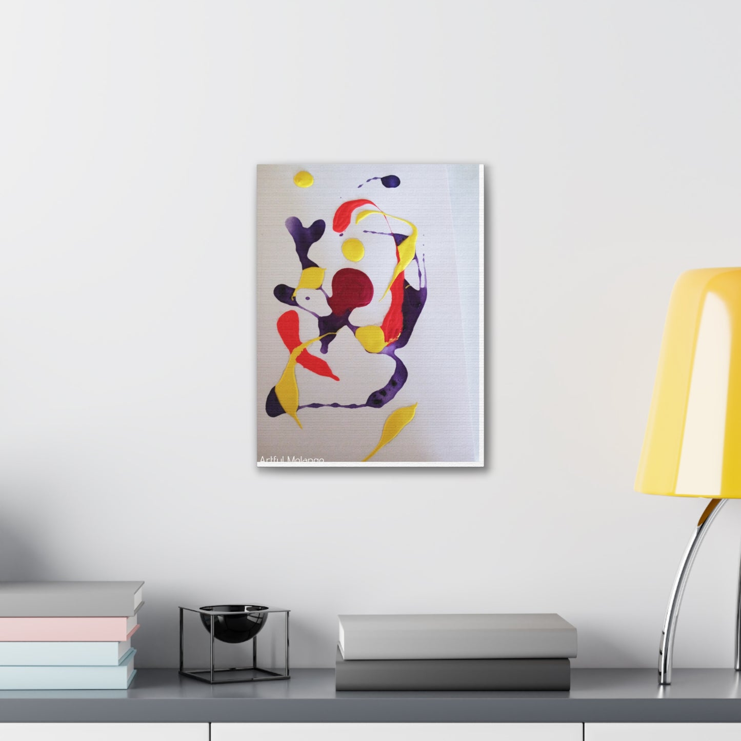 Primary Elegance: A Symphony of Sophistication Canvas Print