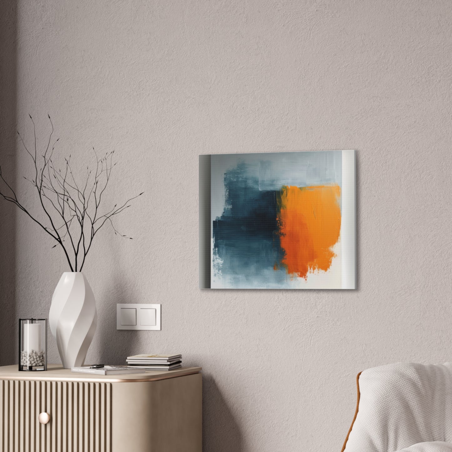 Primary Elegance: A Symphony of Sophistication Canvas Print