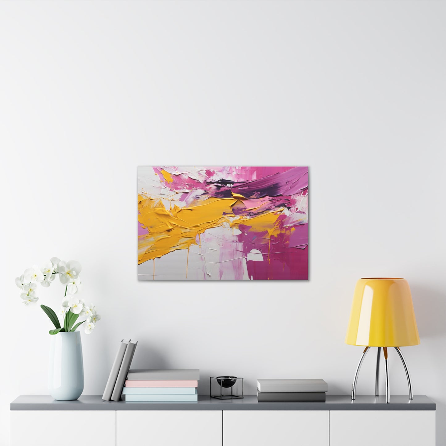 Primary Elegance: A Symphony of Sophistication Canvas Print