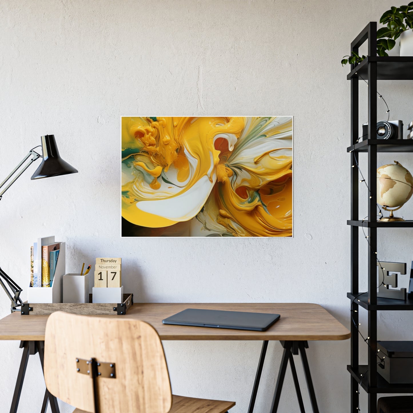 Hyper Realistic 3D Acrylic Abstract Canvas Print - Burst of Color