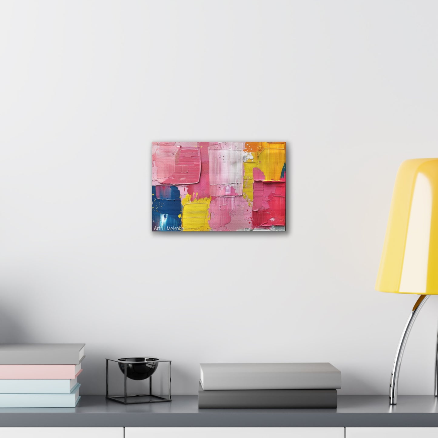 Primary Elegance: A Symphony of Sophistication Canvas Print