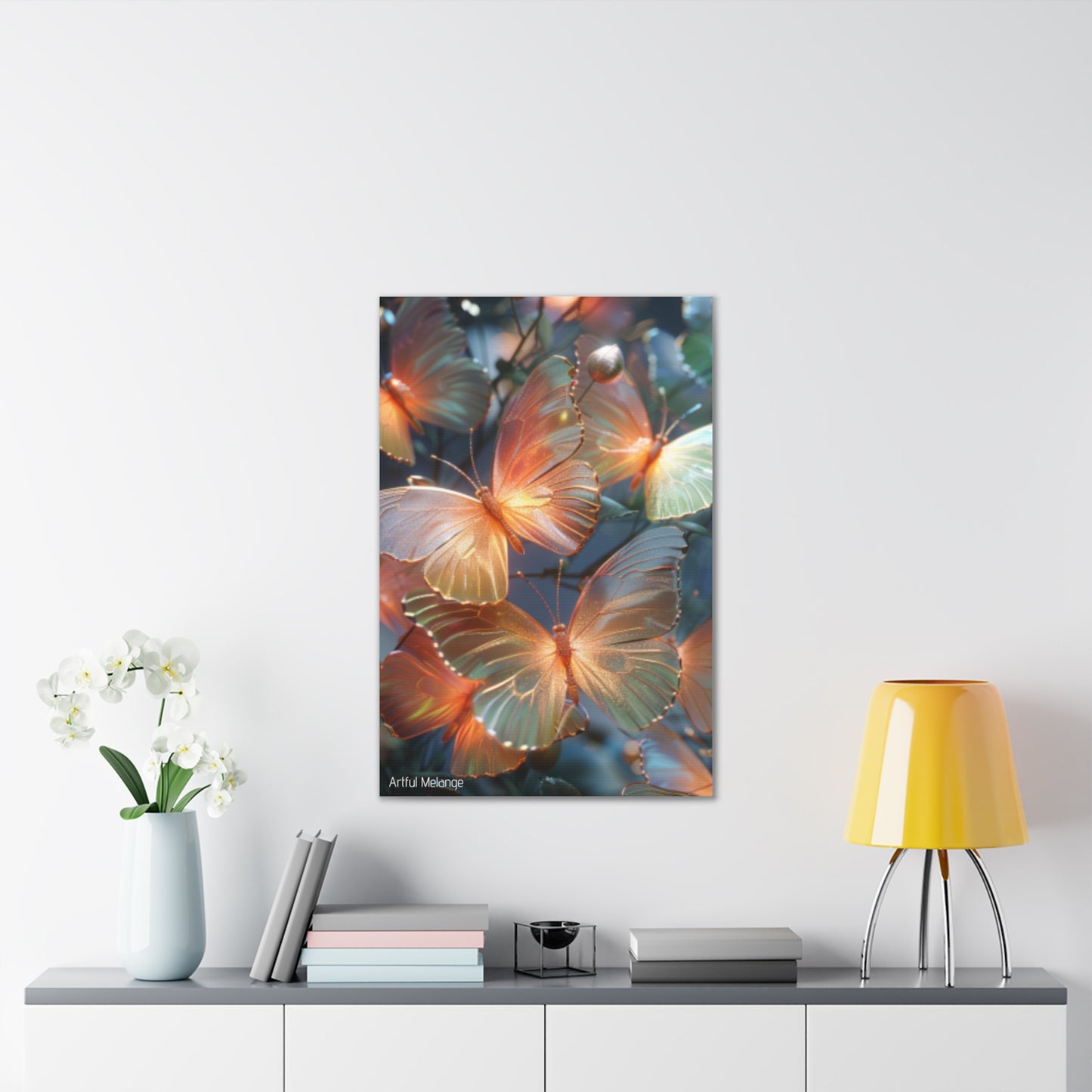 Fluttering Dreams: Butterfly Canvas Print Collection