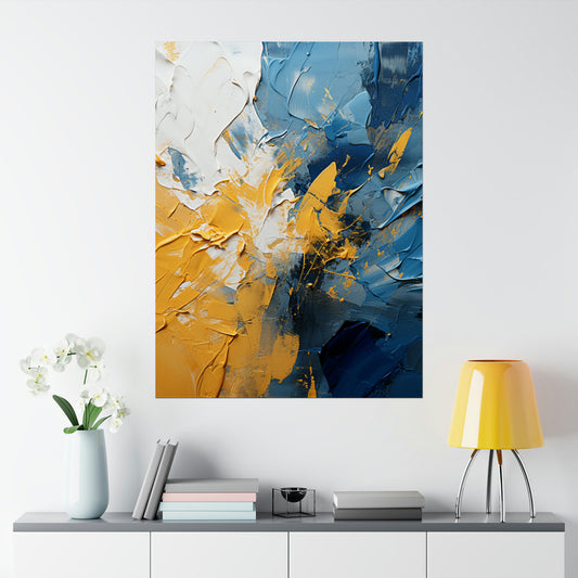 Radiant Harmony Matte Vertical Canvas Poster