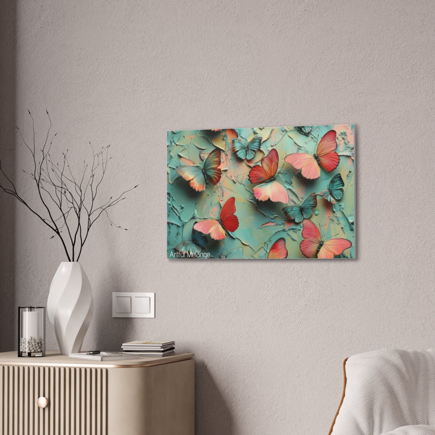 Fluttering Dreams: Butterfly Canvas Print Collection