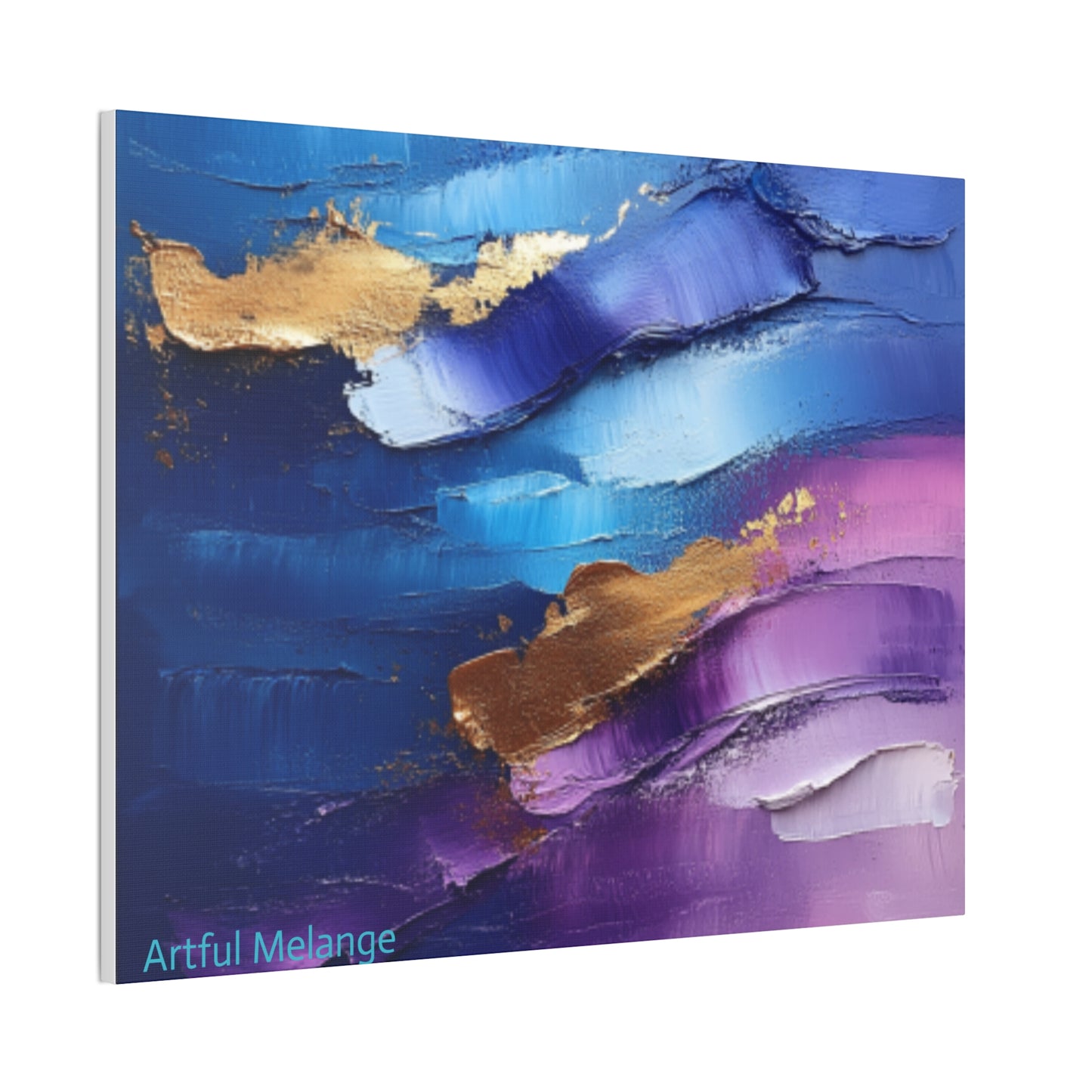 Acrylic Abstract Canvas Print - Richly Textured Artistry