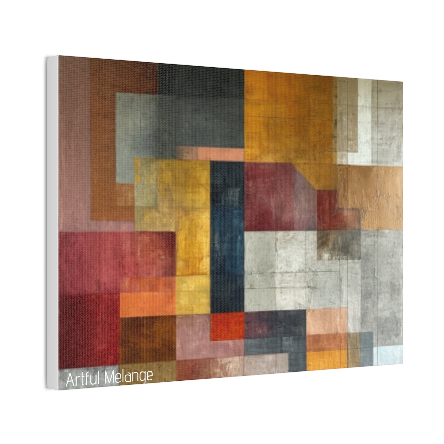 Primary Elegance: A Symphony of Sophistication Canvas Print