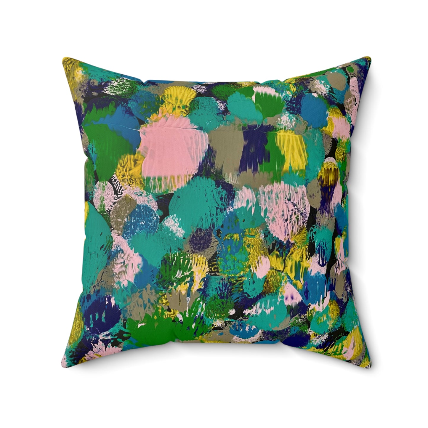 Artistic Abstractions: Abstract Acrylic Art Pillows Collection