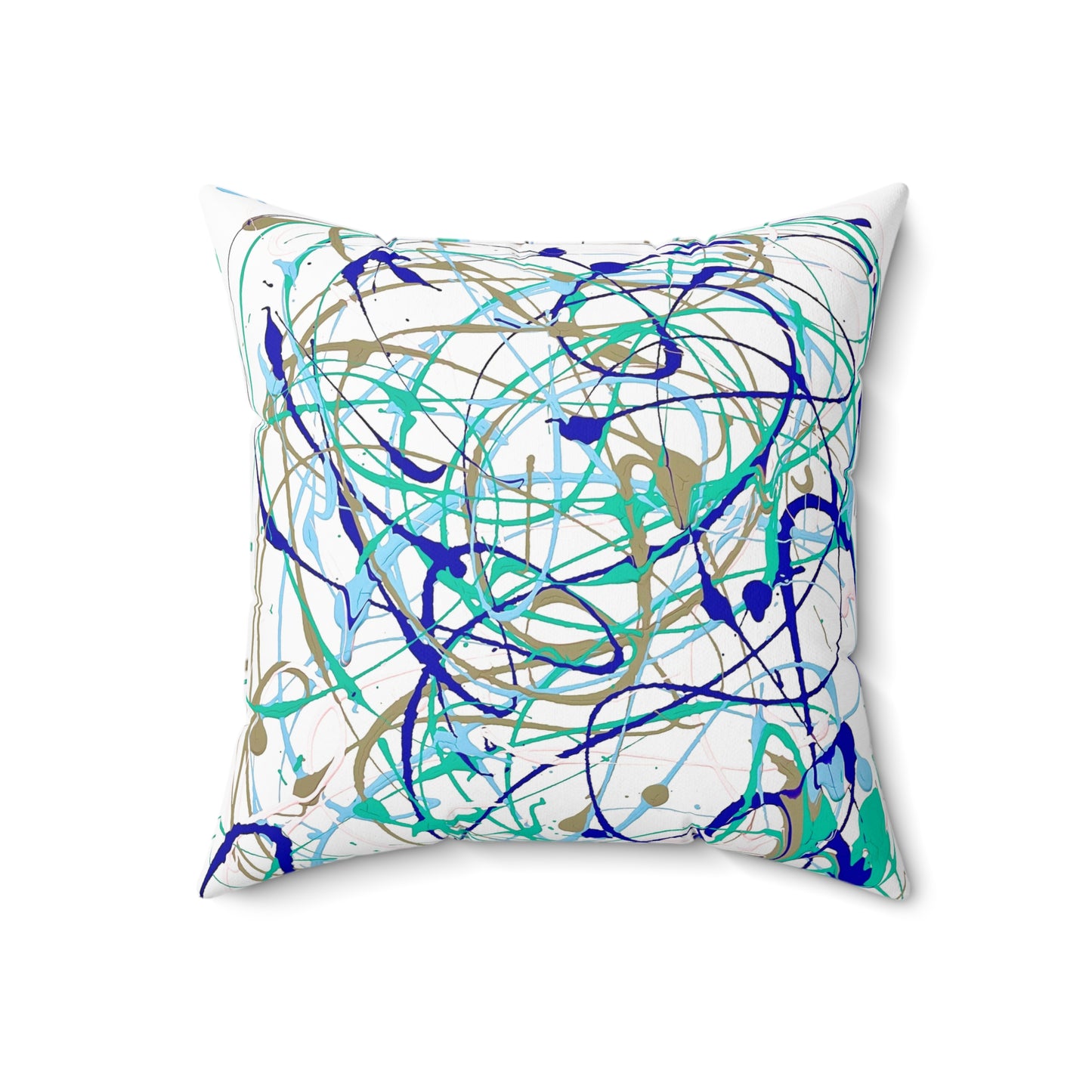 Artistic Abstractions: Abstract Acrylic Art Pillows Collection