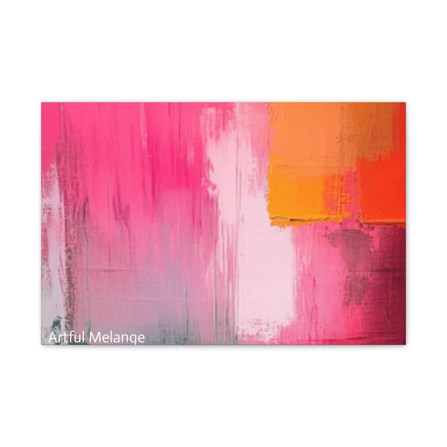 Acrylic Abstract Canvas Print - Richly Textured Artistry