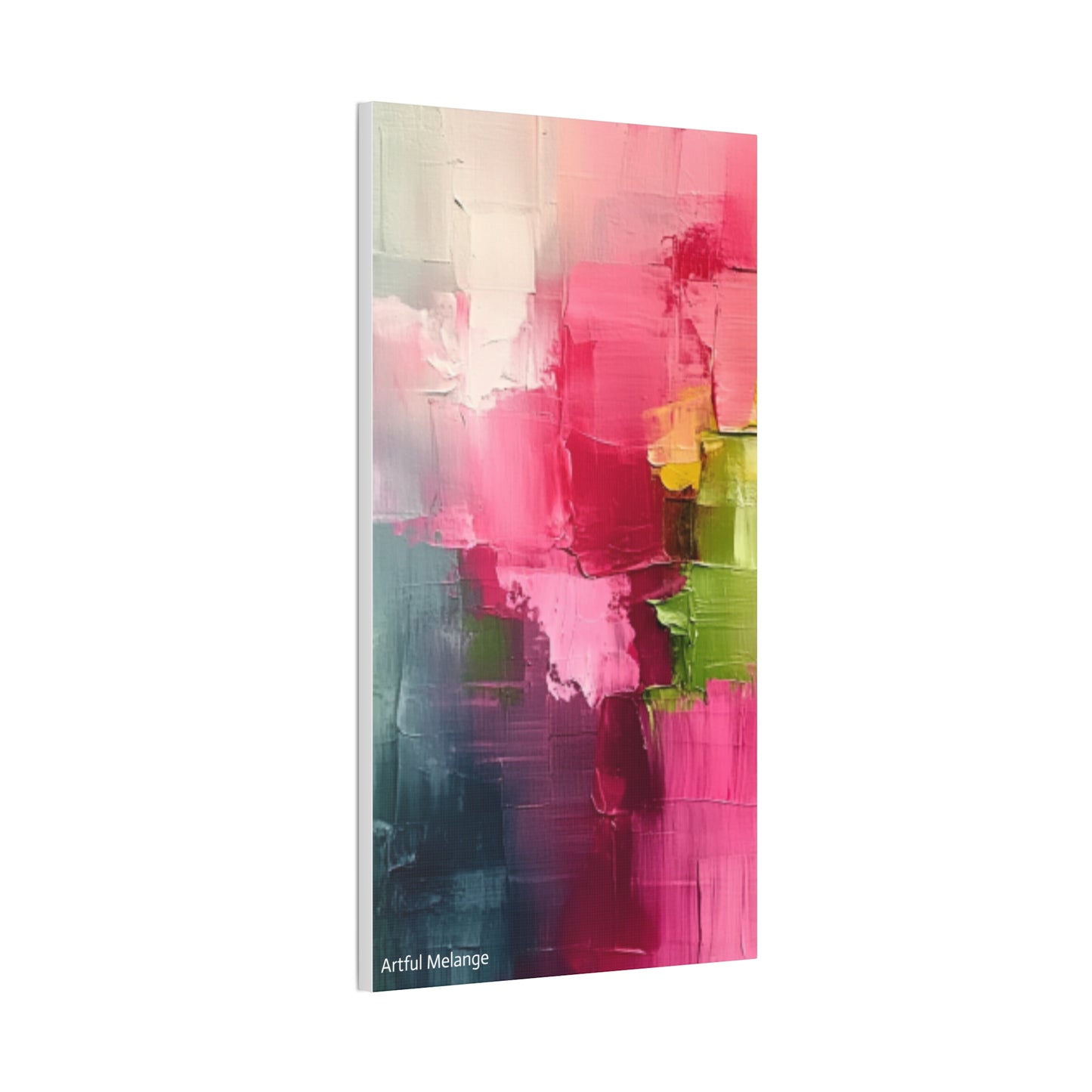 Acrylic Abstract Canvas Print - Richly Textured Artistry