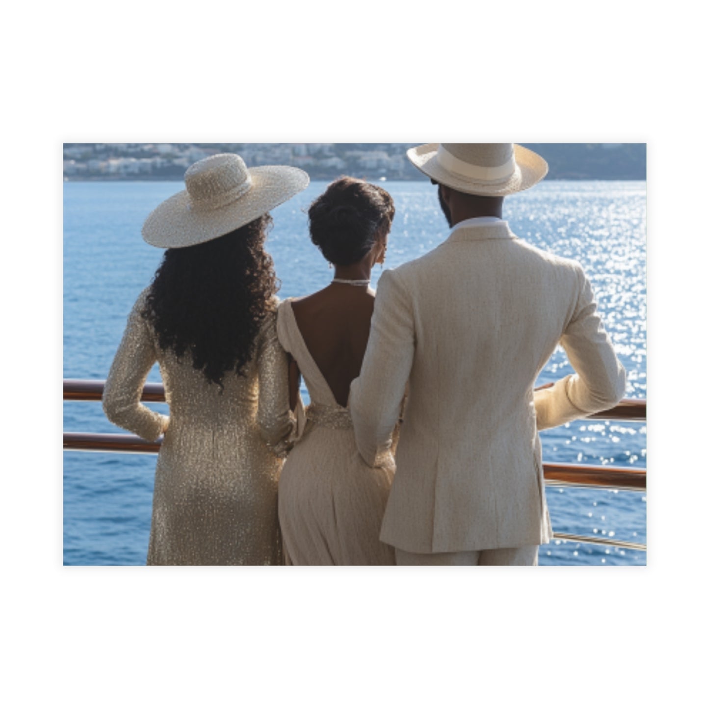 Sail & Celebrate: A Day of Elegance Yacht/Boat Party Invitation Bundles (envelopes included)