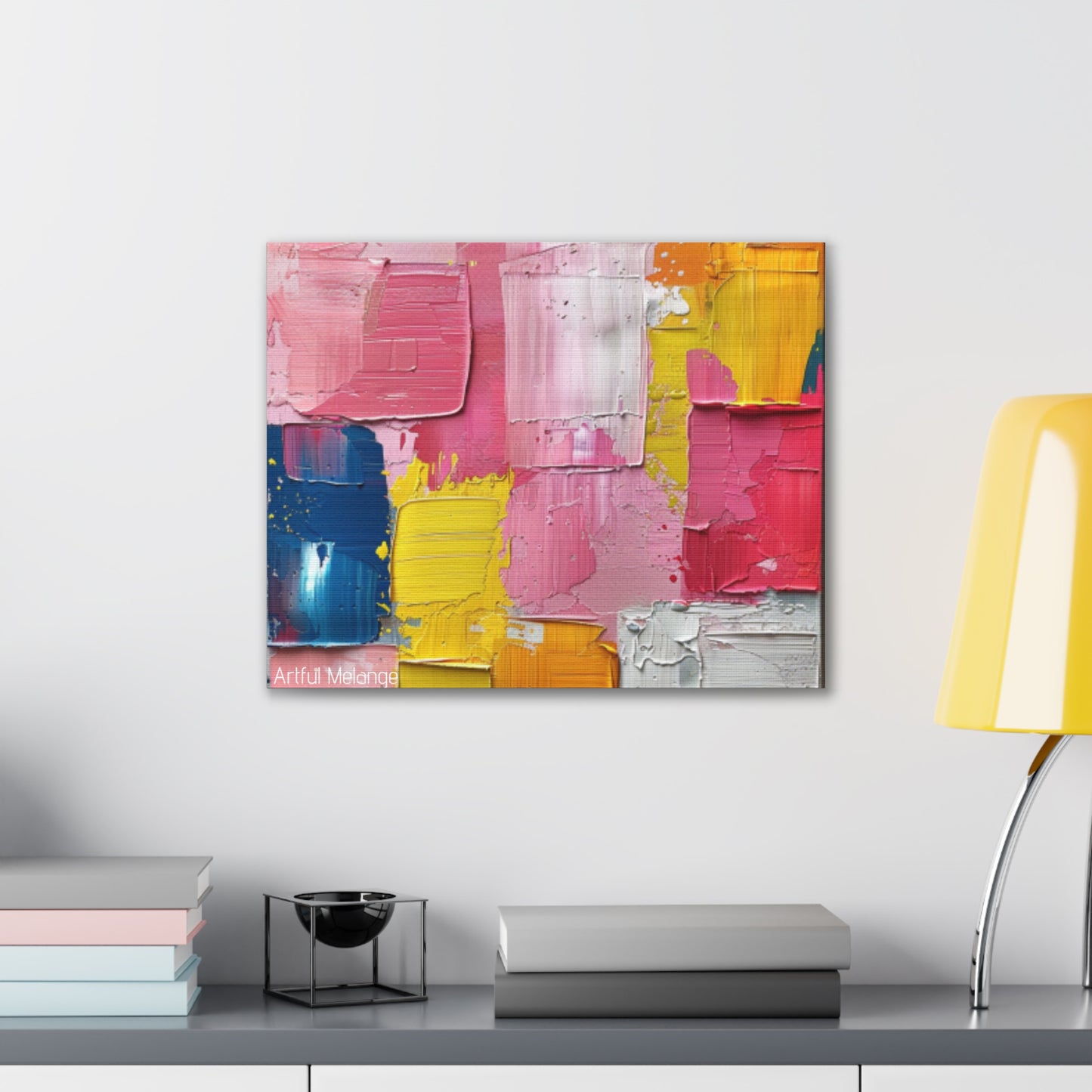 Primary Elegance: A Symphony of Sophistication Canvas Print