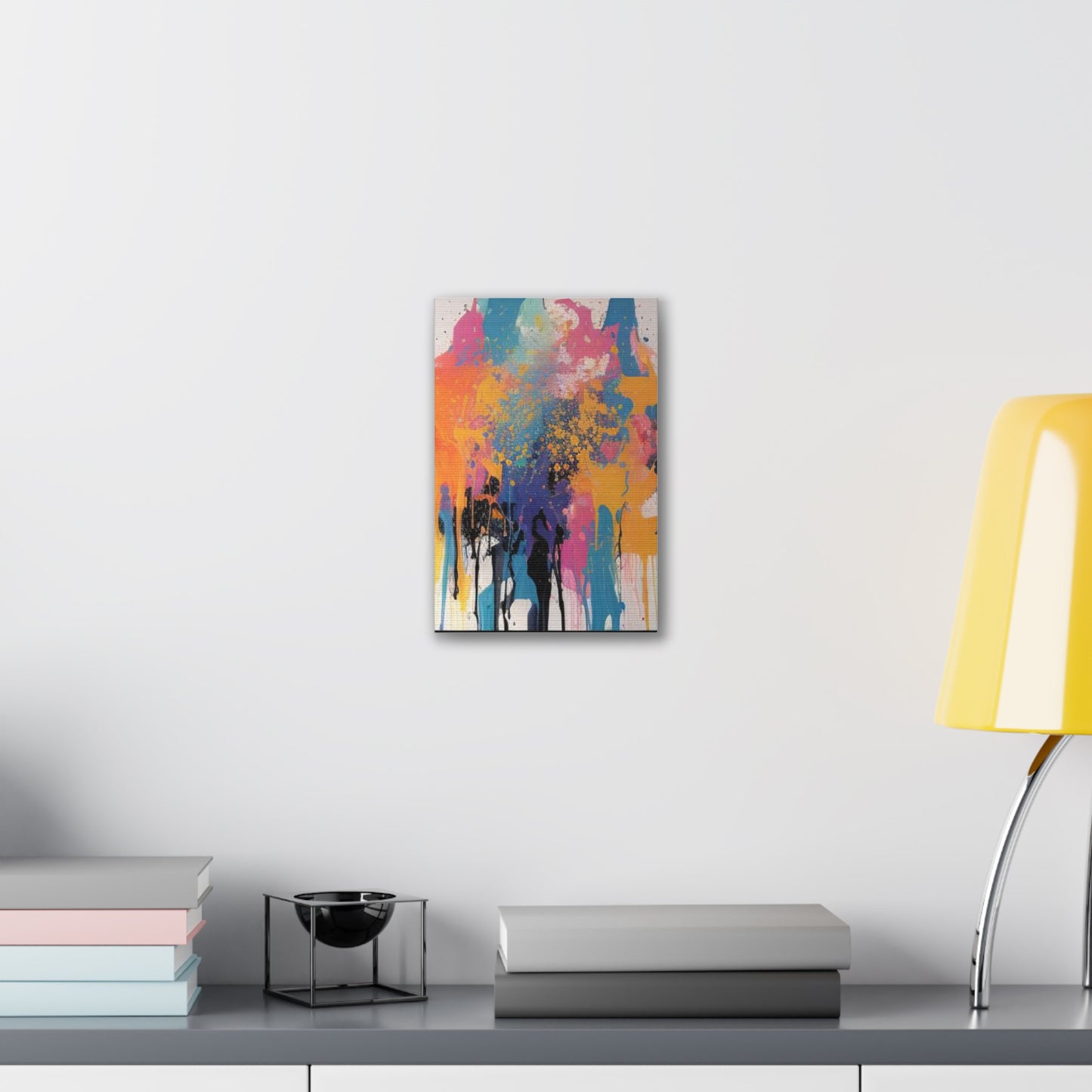 Primary Elegance: A Symphony of Sophistication Canvas Print