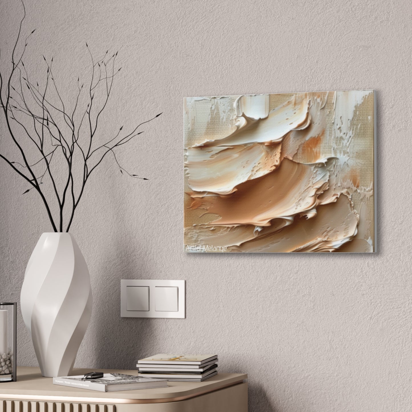 Primary Elegance: A Symphony of Sophistication Canvas Print