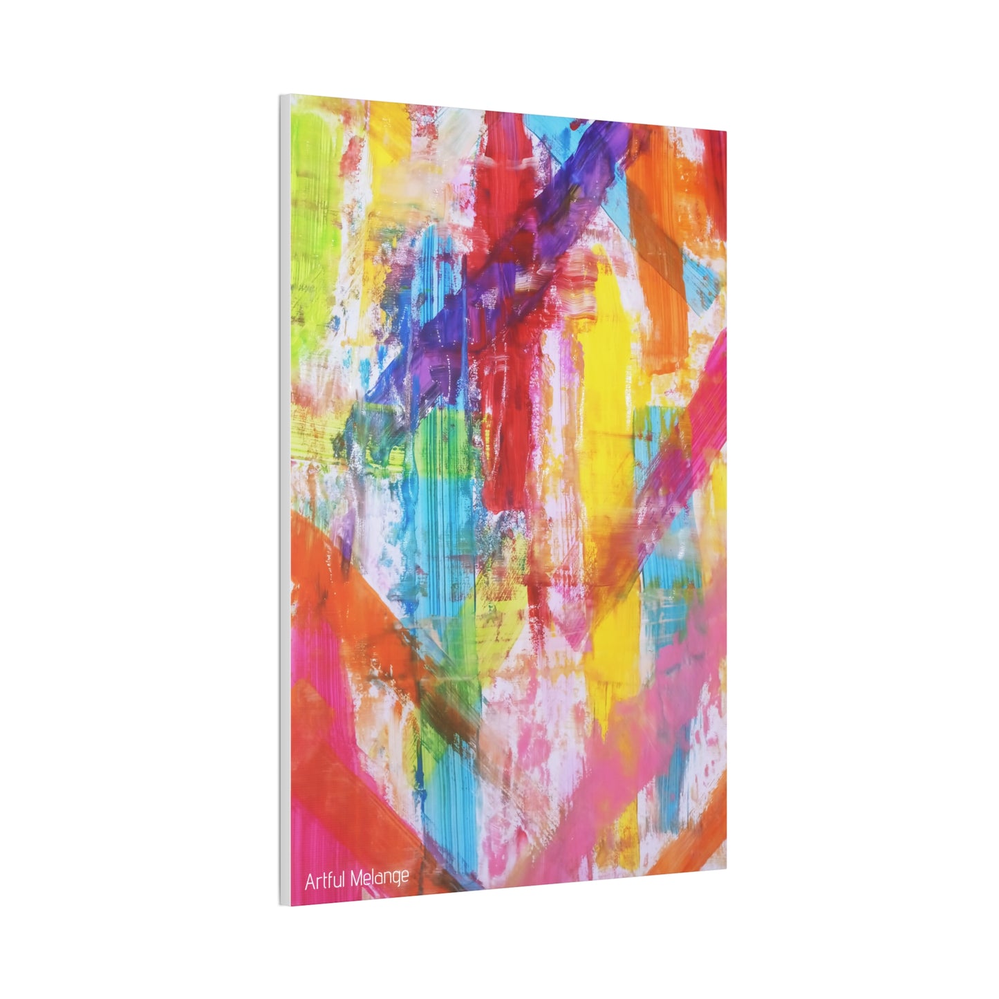 Primary Elegance: A Symphony of Sophistication Canvas Print