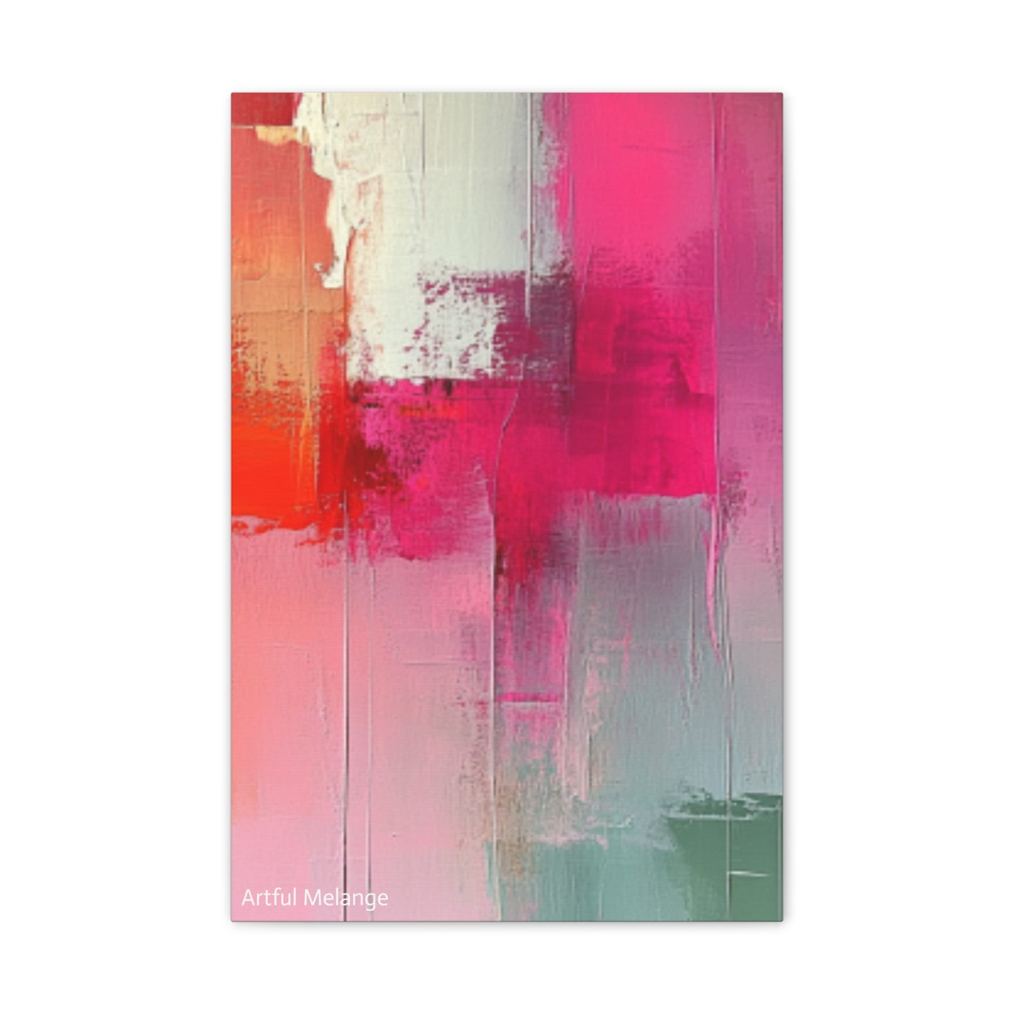 Acrylic Abstract Canvas Print - Richly Textured Artistry