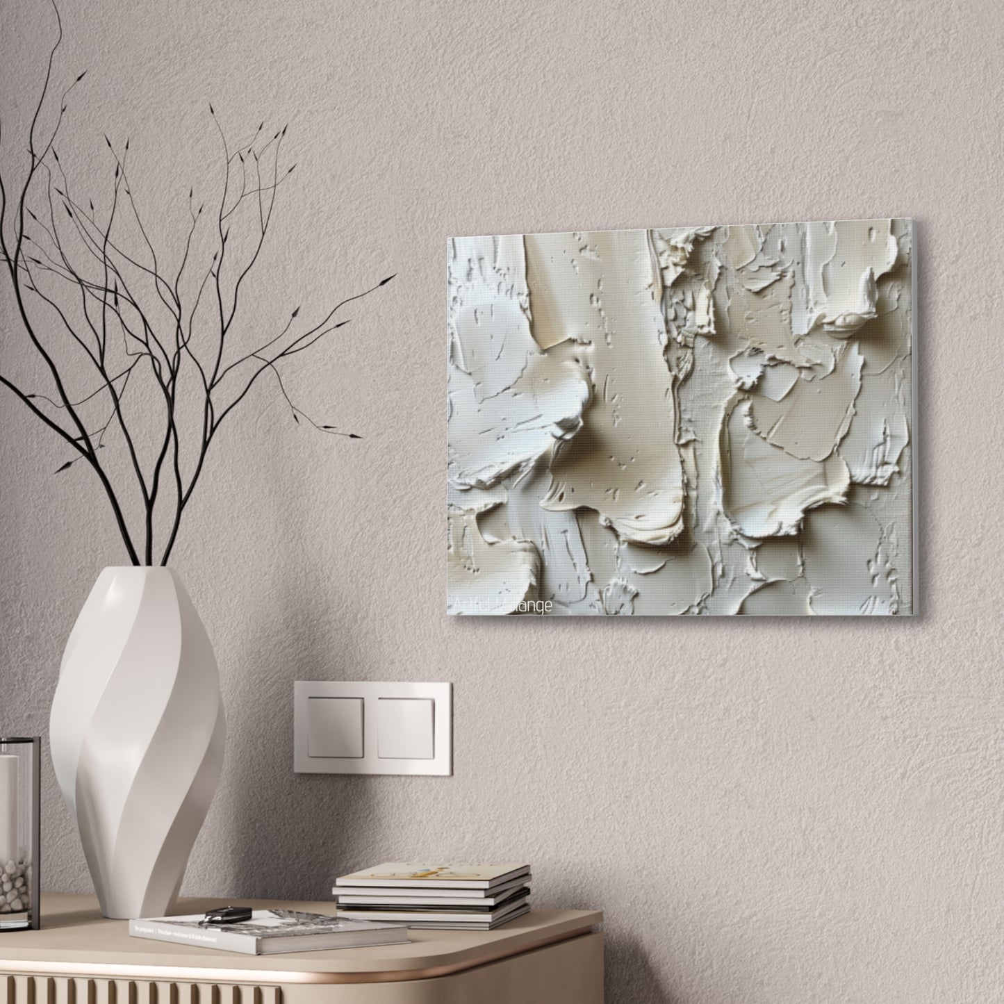 Primary Elegance: A Symphony of Sophistication Canvas Print