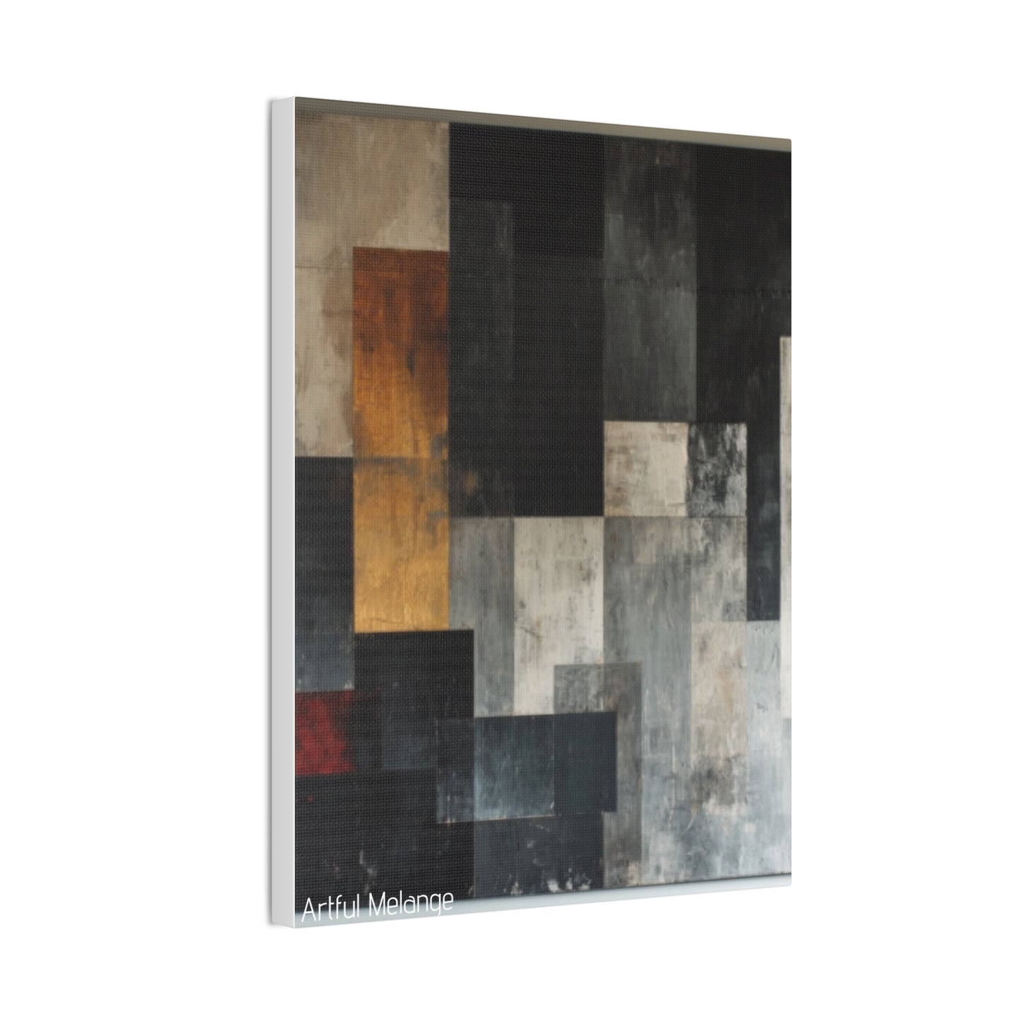 Primary Elegance: A Symphony of Sophistication Canvas Print