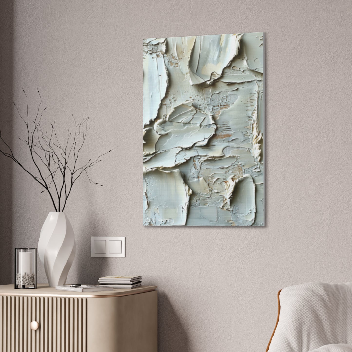 Primary Elegance: A Symphony of Sophistication Canvas Print