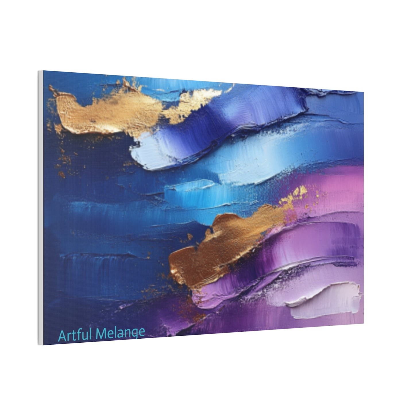 Acrylic Abstract Canvas Print - Richly Textured Artistry