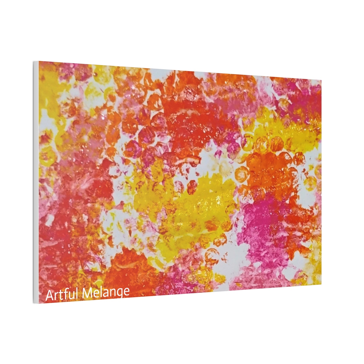 Acrylic Abstract Canvas Print - Richly Textured Artistry