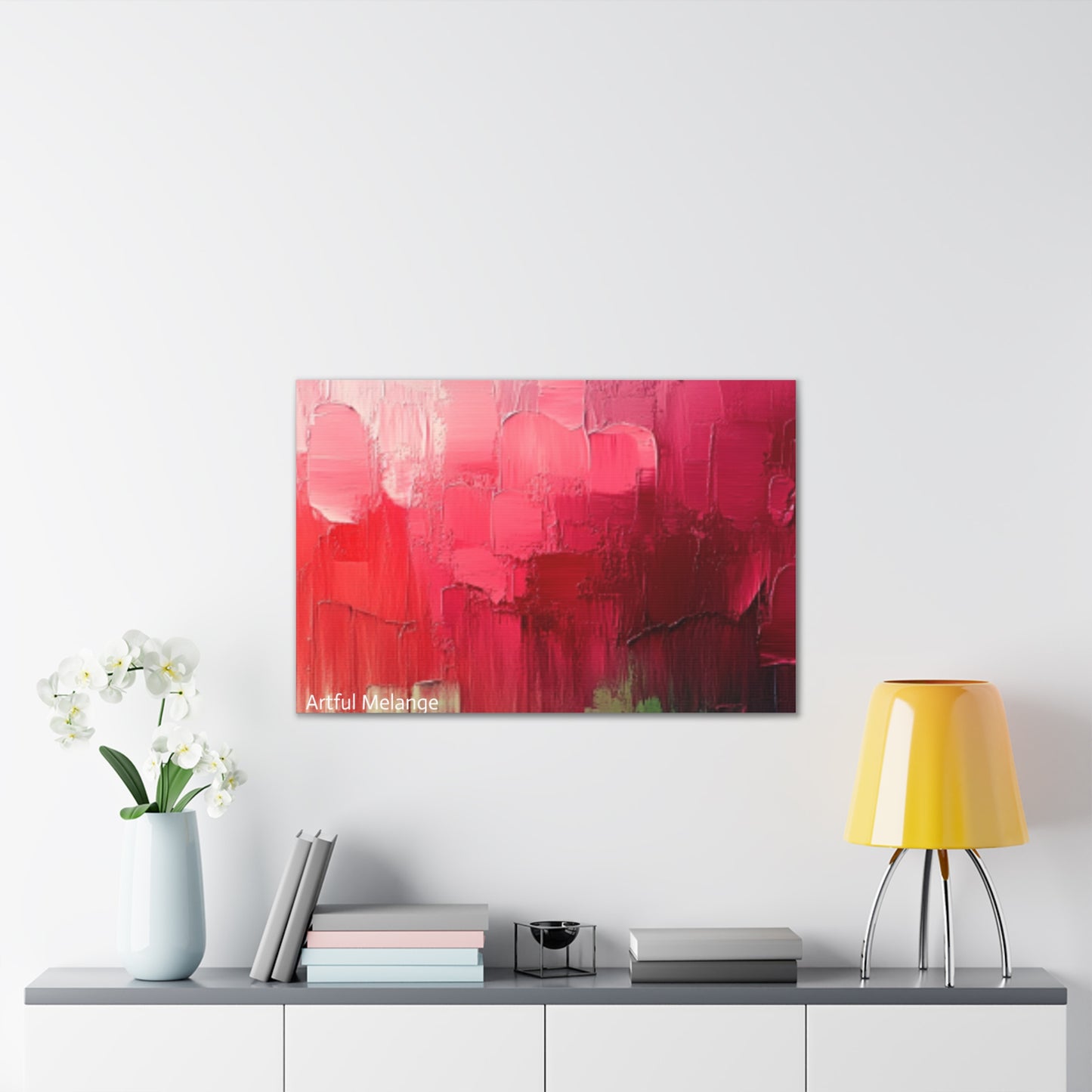 Acrylic Abstract Canvas Print - Richly Textured Artistry