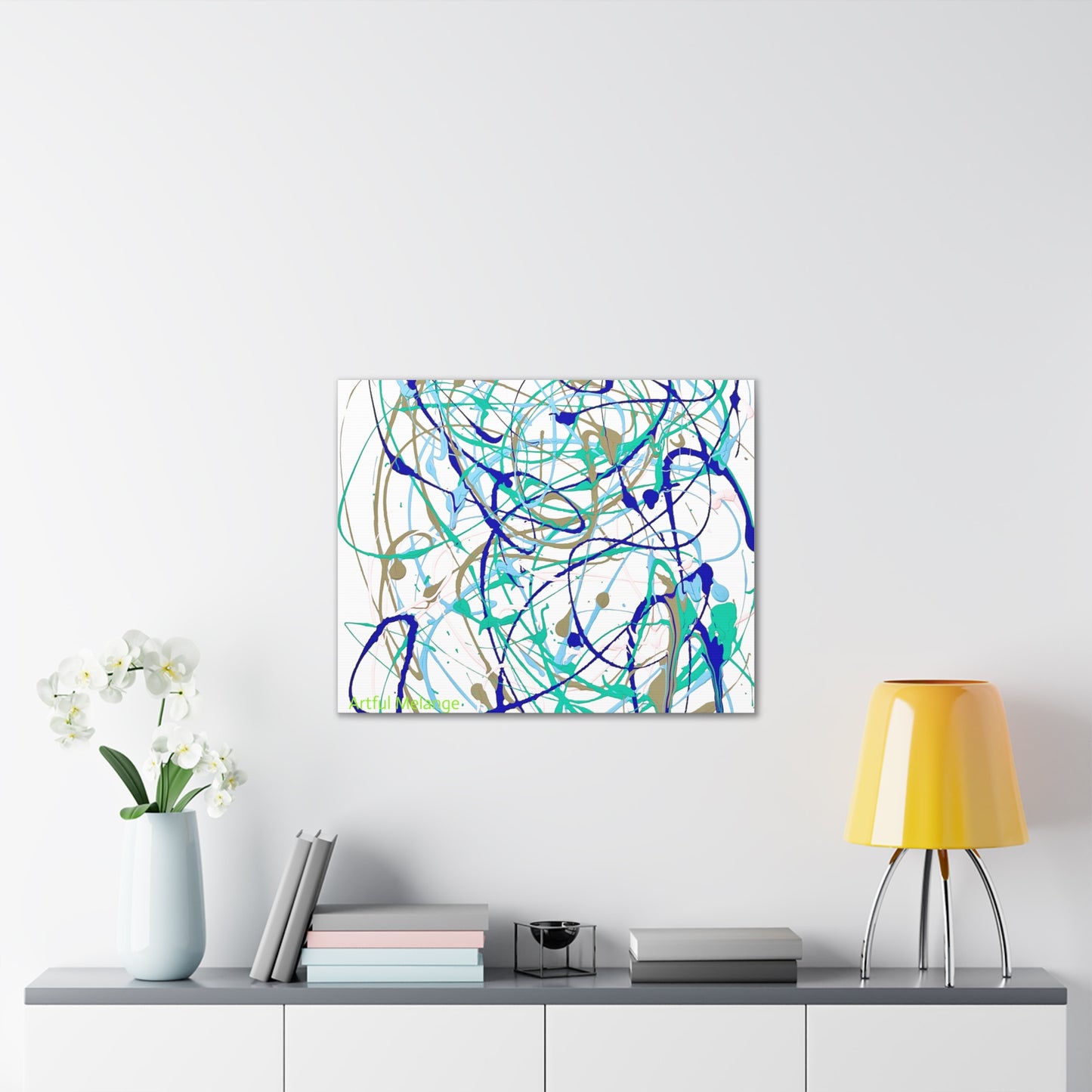 Acrylic Abstract Canvas Print - Richly Textured Artistry