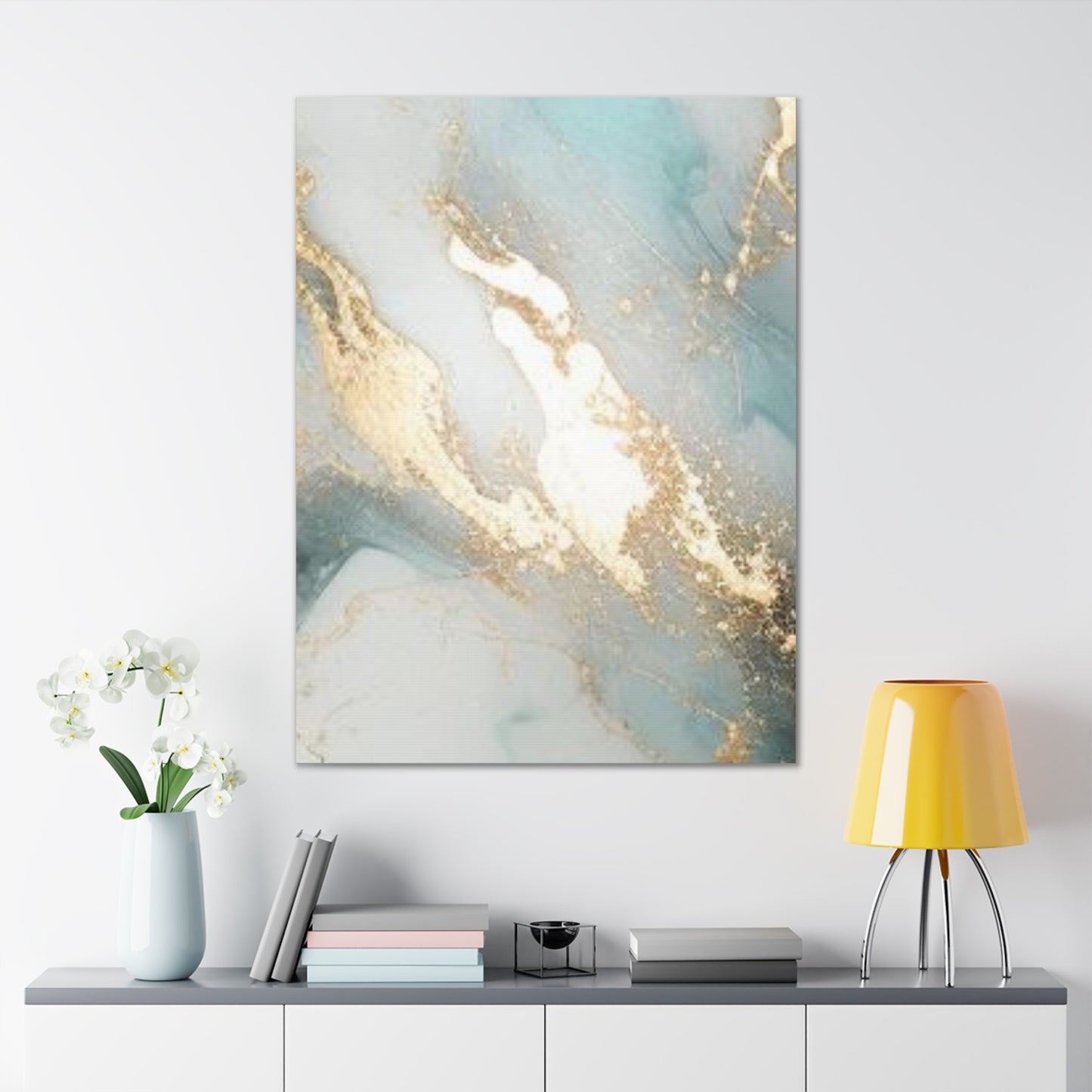 Gold Elegance: A Symphony of Sophistication Canvas Print