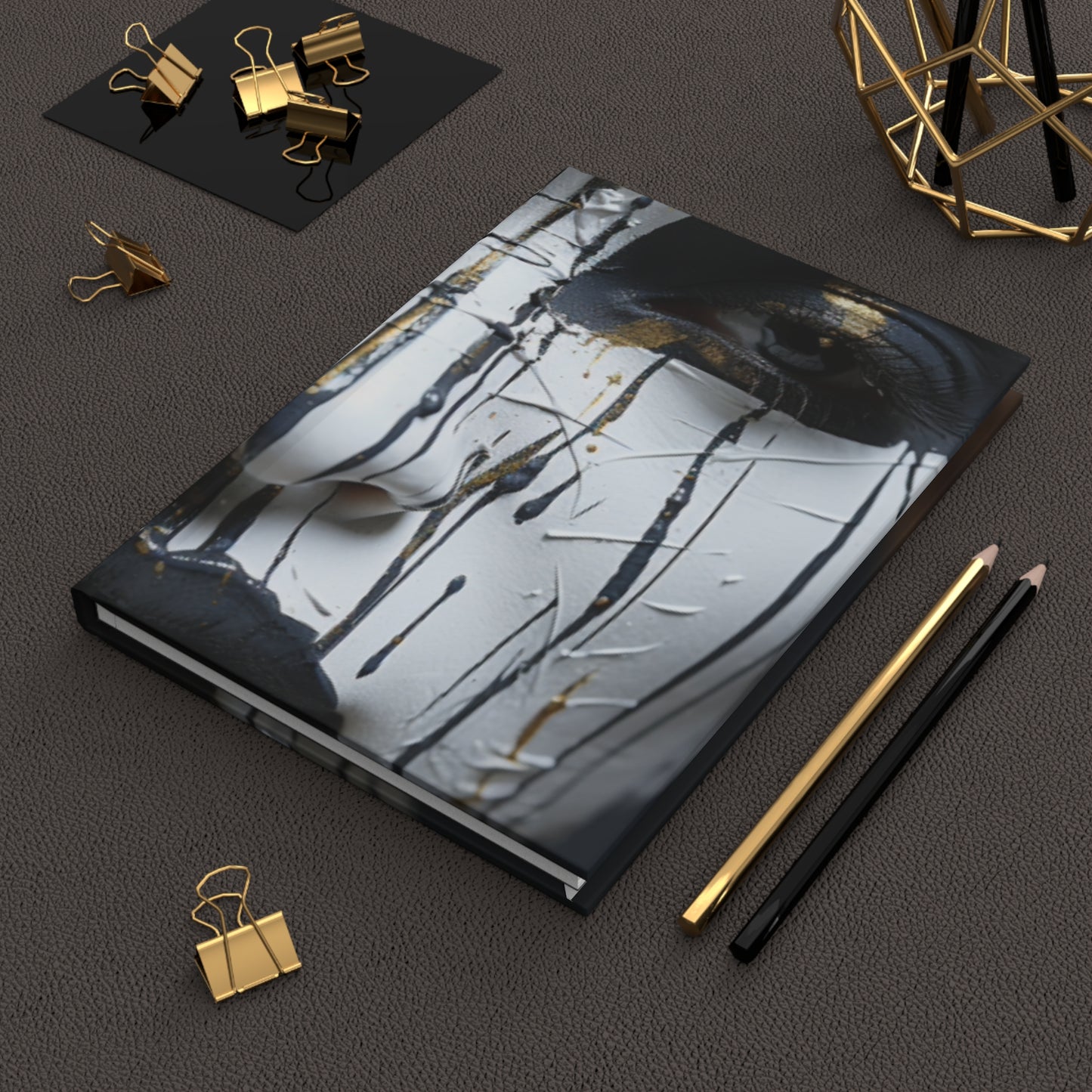 Elegance In Black: Melanated Hardcover Journal