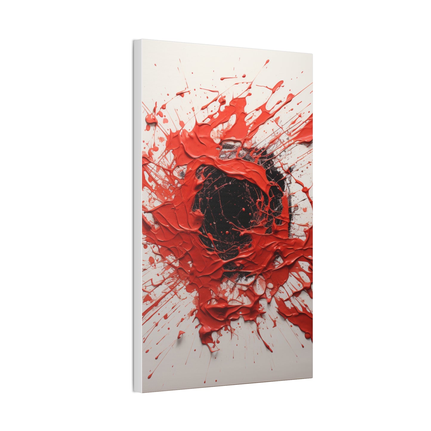 Acrylic Abstract Canvas Print - Richly Textured Artistry