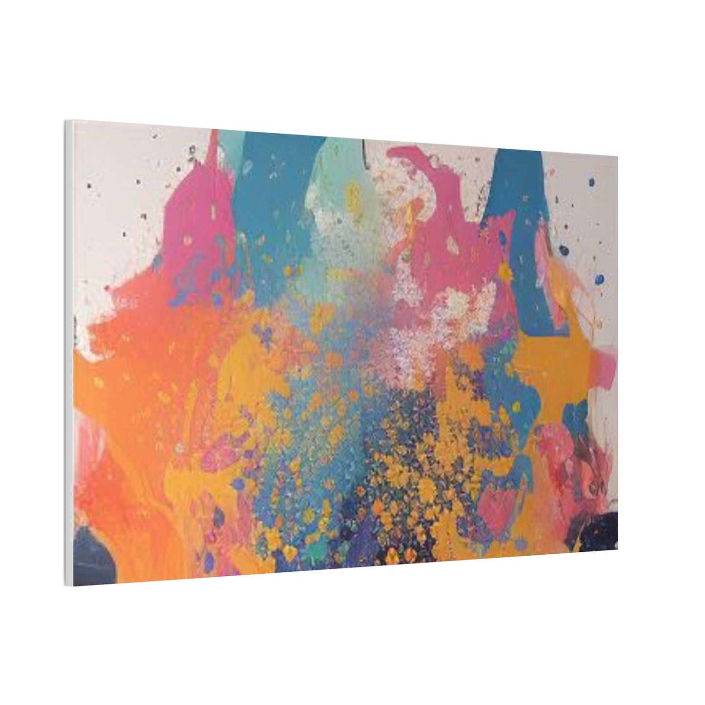 Primary Elegance: A Symphony of Sophistication Canvas Print