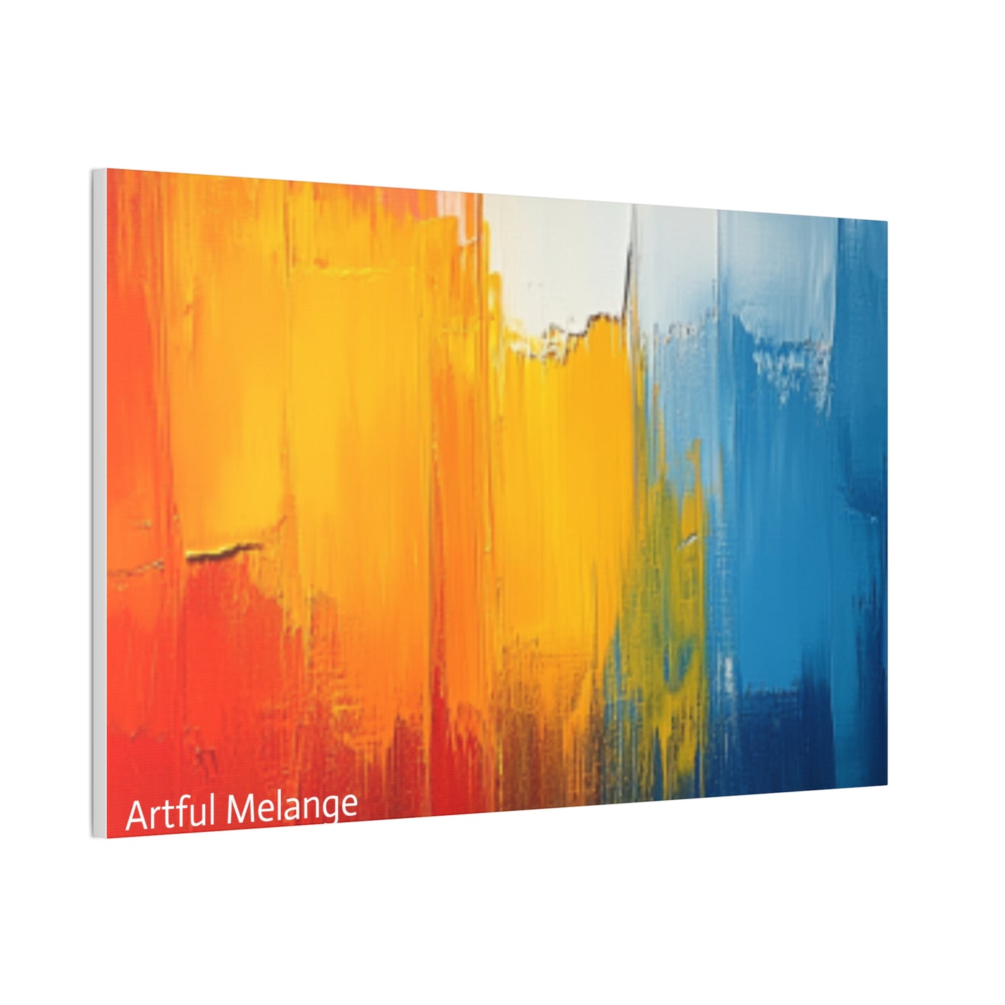 Acrylic Abstract Canvas Print - Richly Textured Artistry