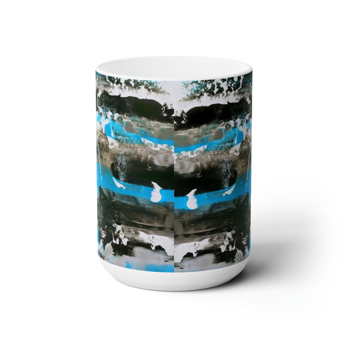 Artsy Abstract Ceramic Mug 15oz