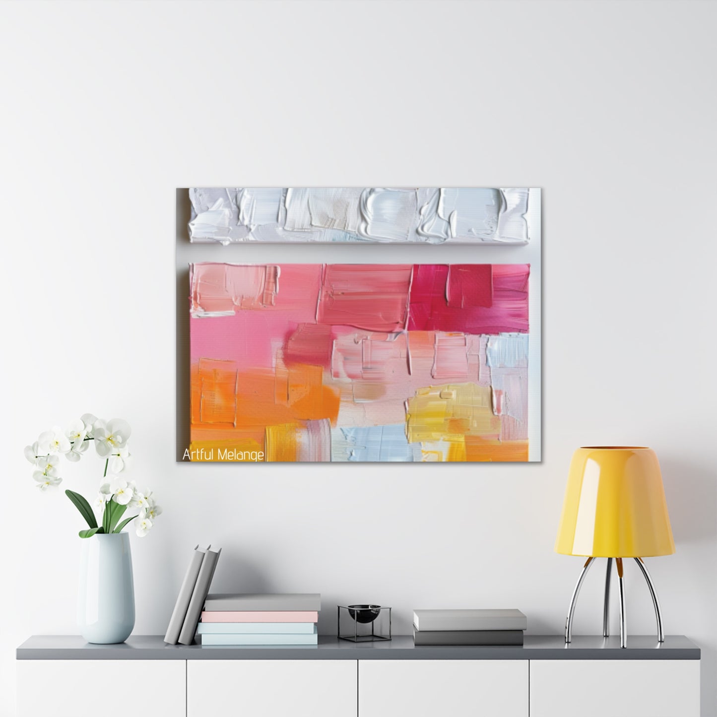 Primary Elegance: A Symphony of Sophistication Canvas Print