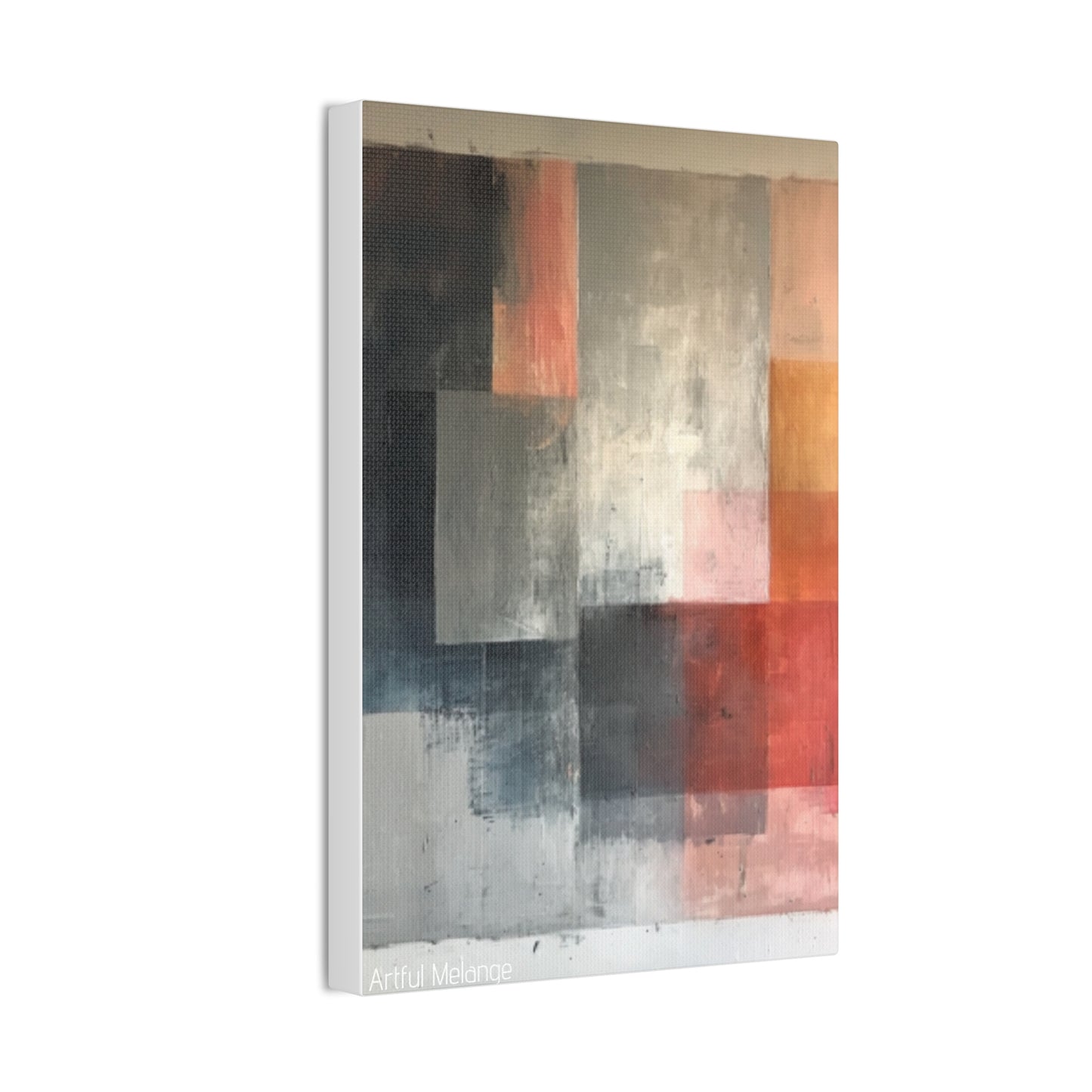 Primary Elegance: A Symphony of Sophistication Canvas Print