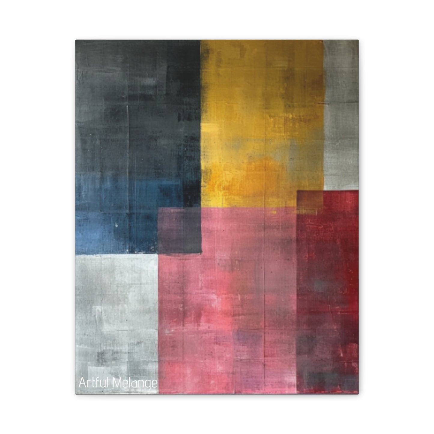 Primary Elegance: A Symphony of Sophistication Canvas Print