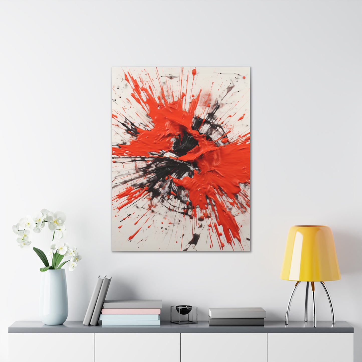 Acrylic Abstract Canvas Print - Richly Textured Artistry