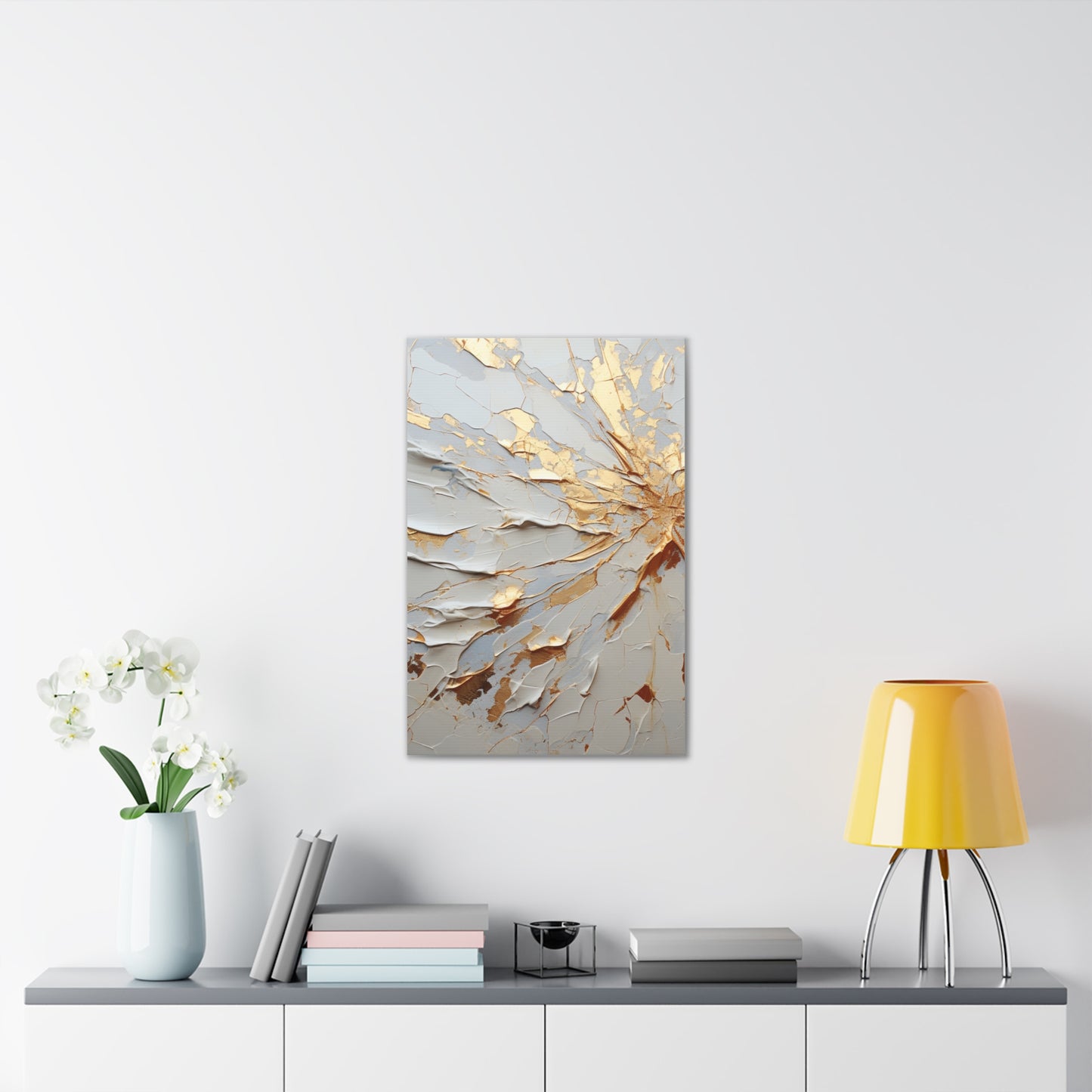 Acrylic Abstract Canvas Print - Richly Textured Artistry