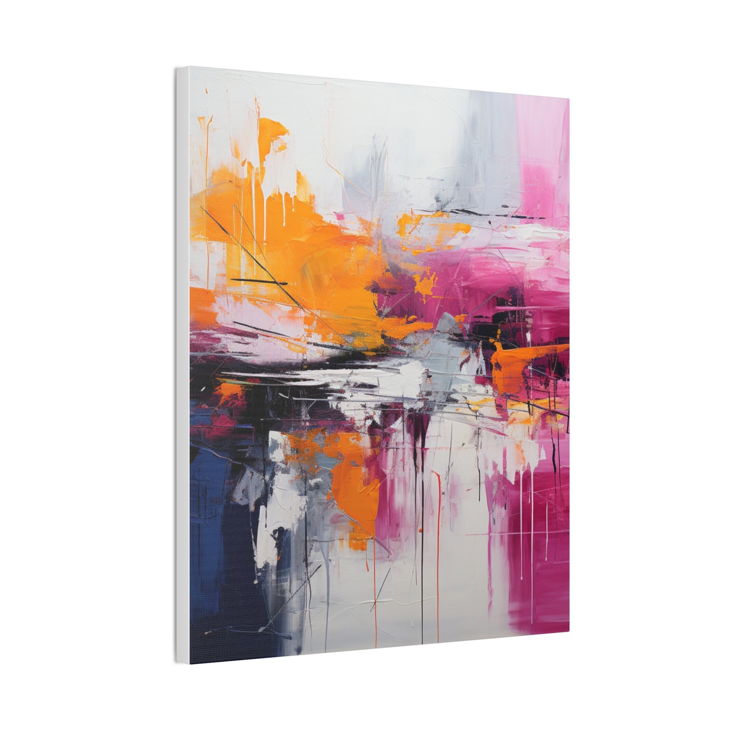 Primary Elegance: A Symphony of Sophistication Canvas Print