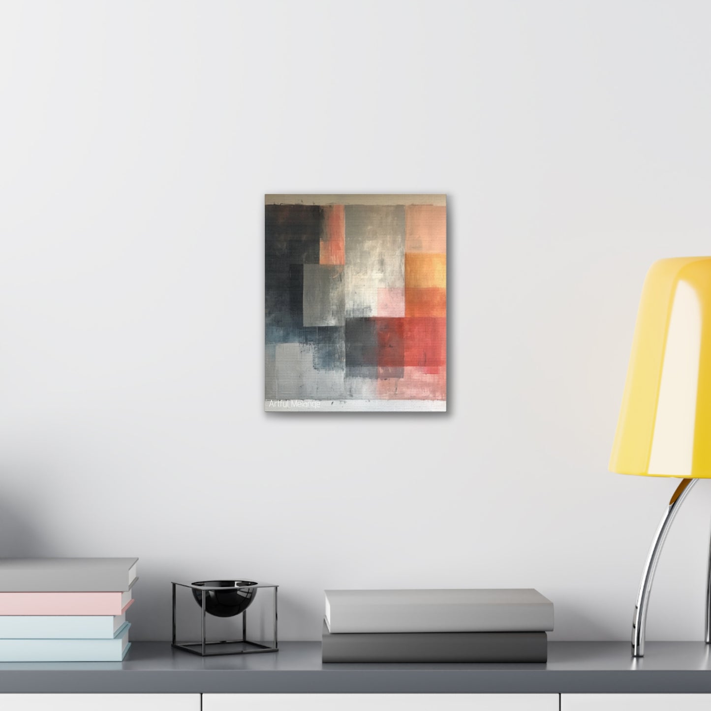 Primary Elegance: A Symphony of Sophistication Canvas Print