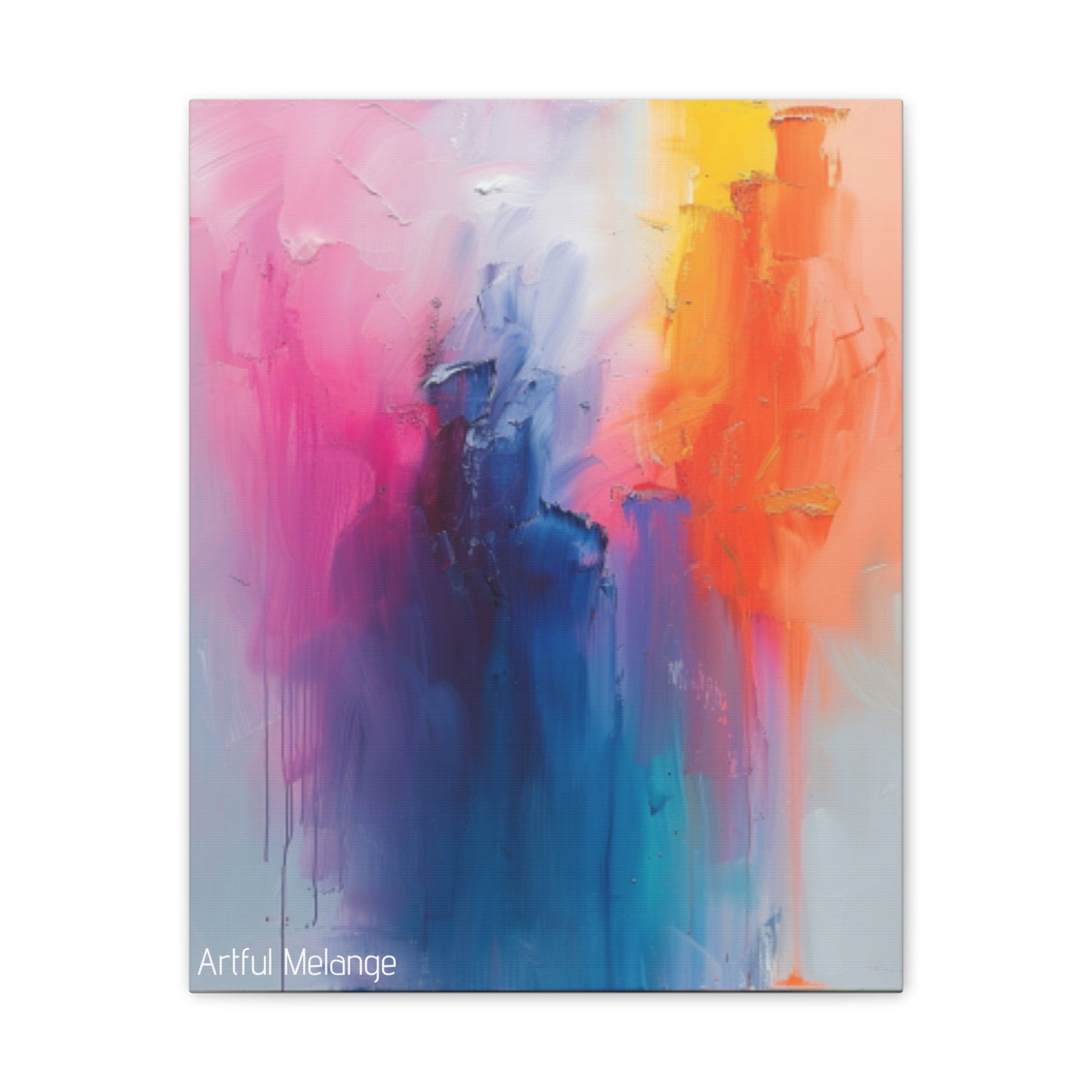 Primary Elegance: A Symphony of Sophistication Canvas Print