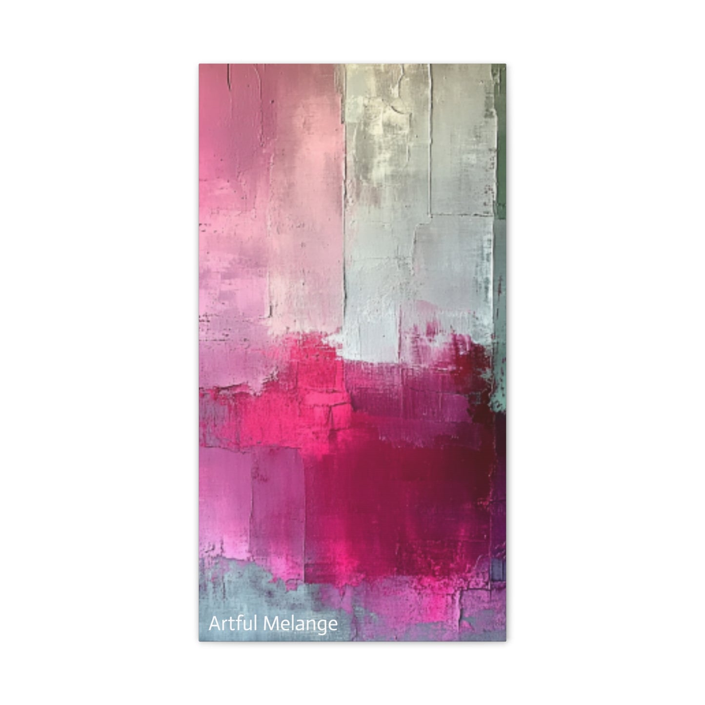 Acrylic Abstract Canvas Print - Richly Textured Artistry